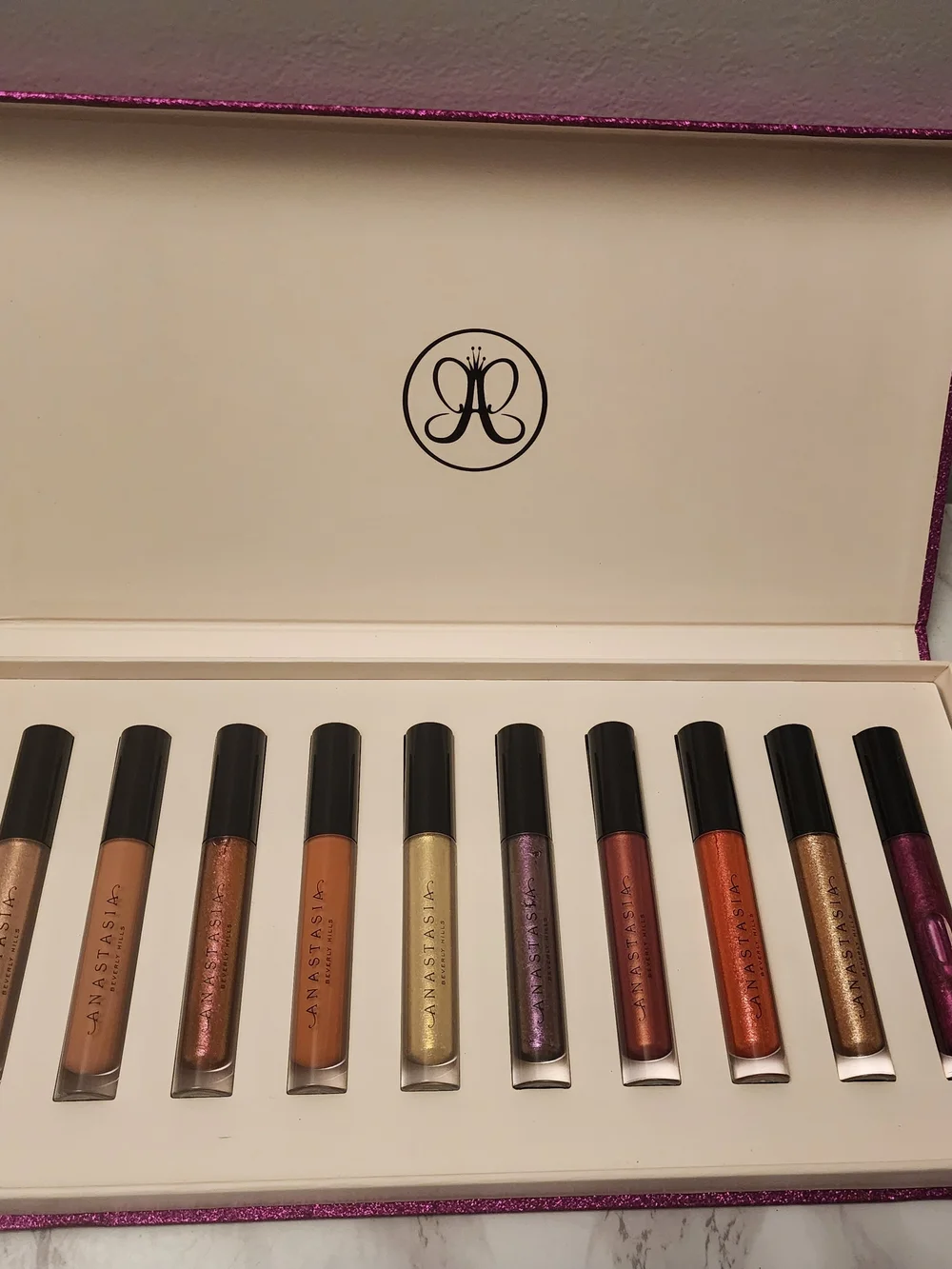 Anastasia Beverly Hills 10pc Lip Gloss Vault NEW